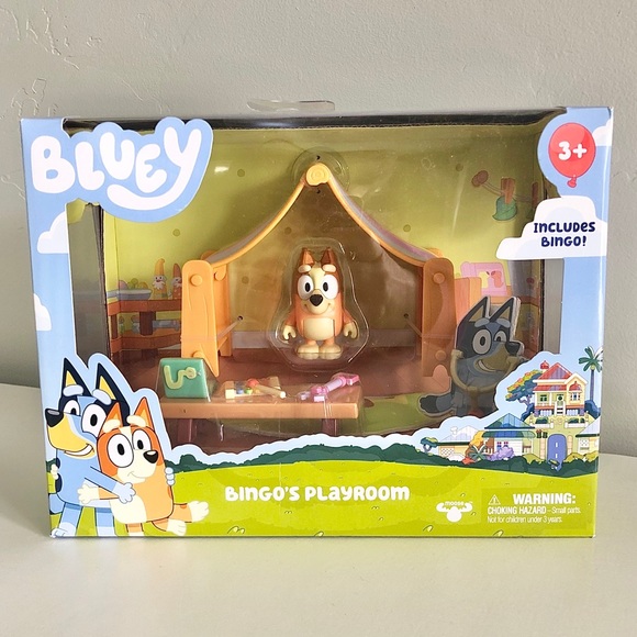 🆕 Bluey - Bingo's Playroom 2.5" Figure and Canopy - Picture 1 of 2